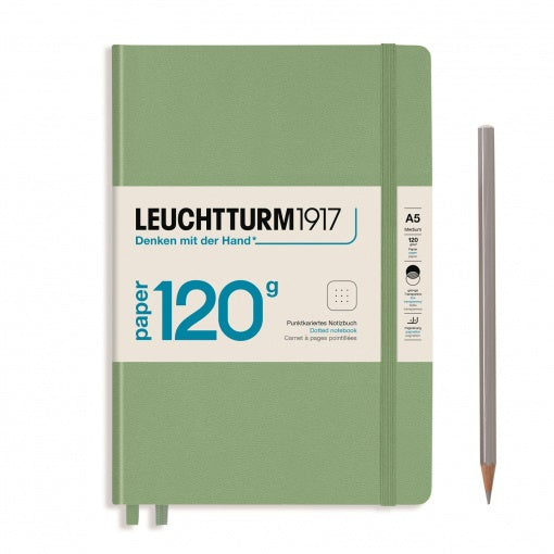 Leuchtturm1917 Notebook 120g Edition Medium (A5) Dotted Sage