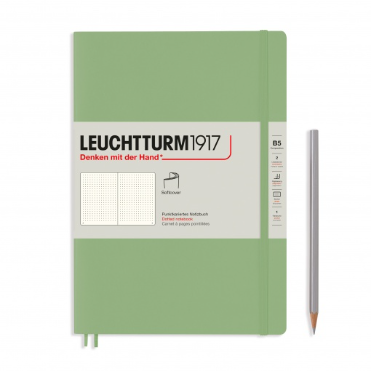Leuchtturm1917 Notebook Softcover Composition (B5) Dotted Sage