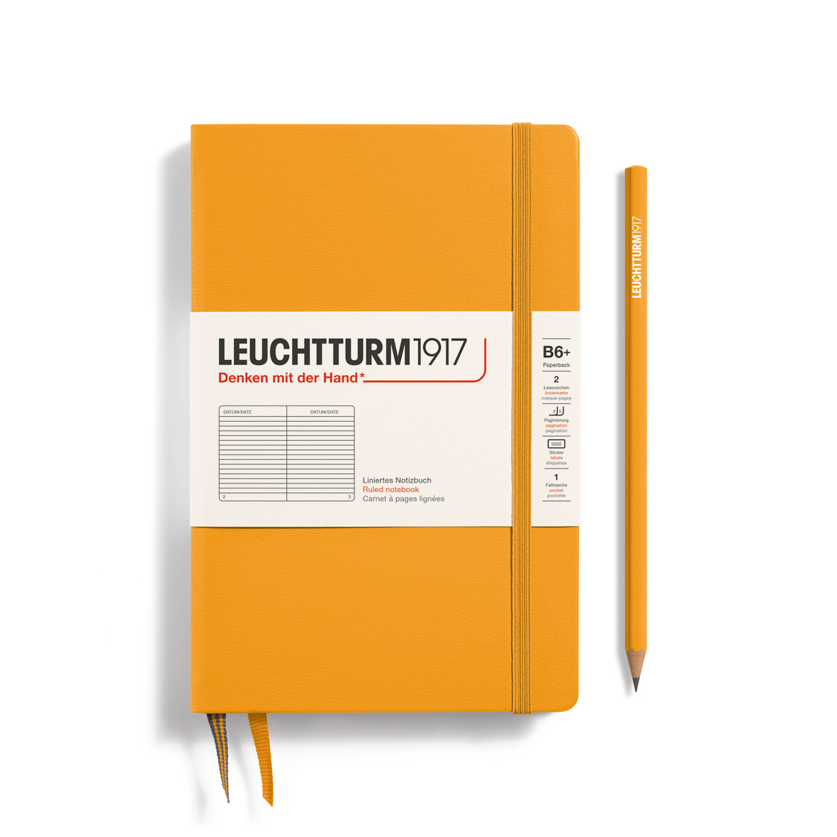 Leuchtturm1917 Notebook Hardcover (B6+) Ruled Rising sun