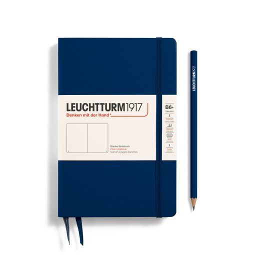 Leuchtturm1917 Notebook Hardcover (B6+) Plain Navy