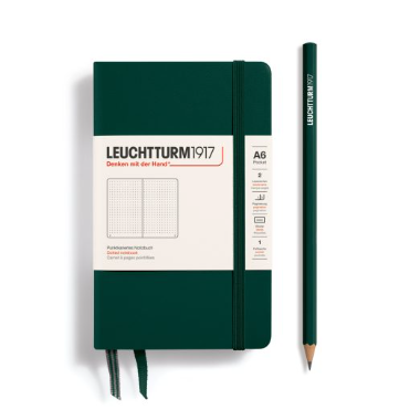 Leuchtturm1917 Notebook Pocket (A6) Dotted Forest Green