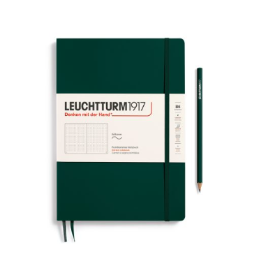 Leuchtturm1917 Notebook Softcover Composition (B5) Dotted Forest Green