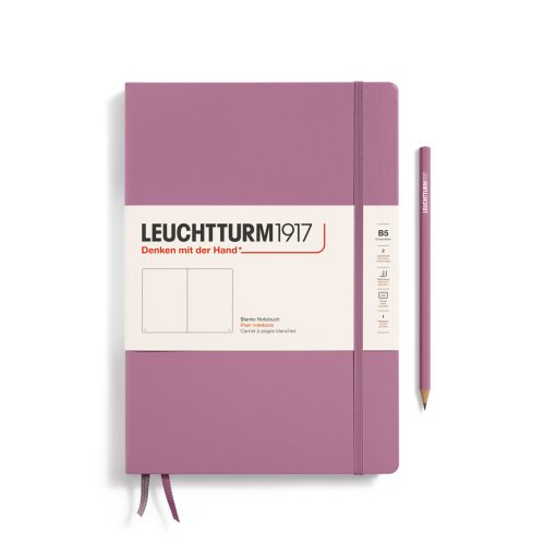 Leuchtturm1917 Notebook Hardcover Composition (B5) Plain Dusty Rose