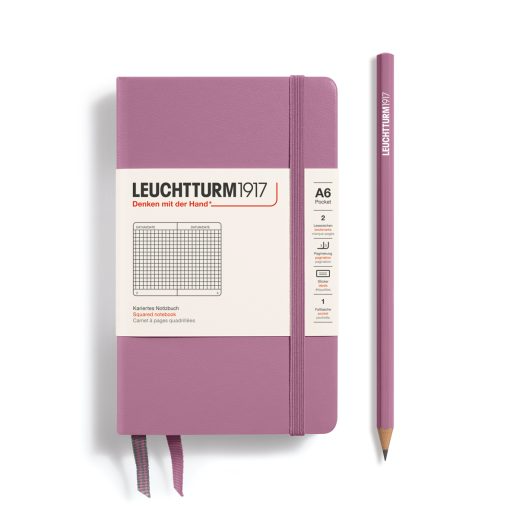 Leuchtturm1917 Notebook Pocket (A6) Squared Dusty Rose