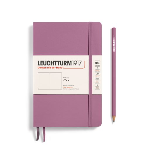 Leuchtturm1917 Notebook Softcover Paperback (B6+) Plain Dusty Rose