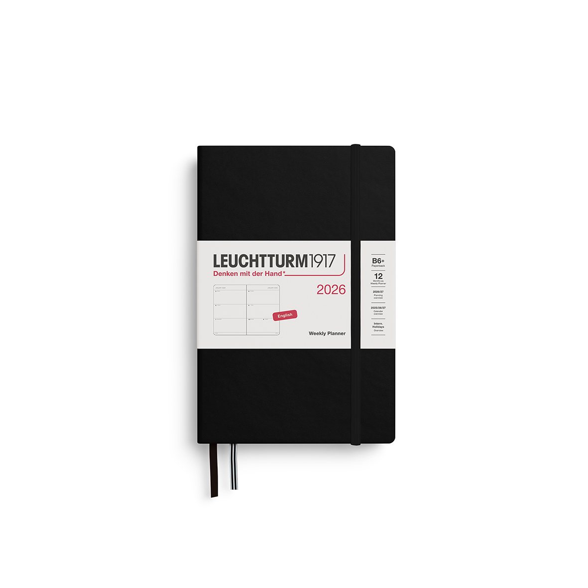 Leuchtturm1917 Weekly Planner 2026 B6+ Softcover