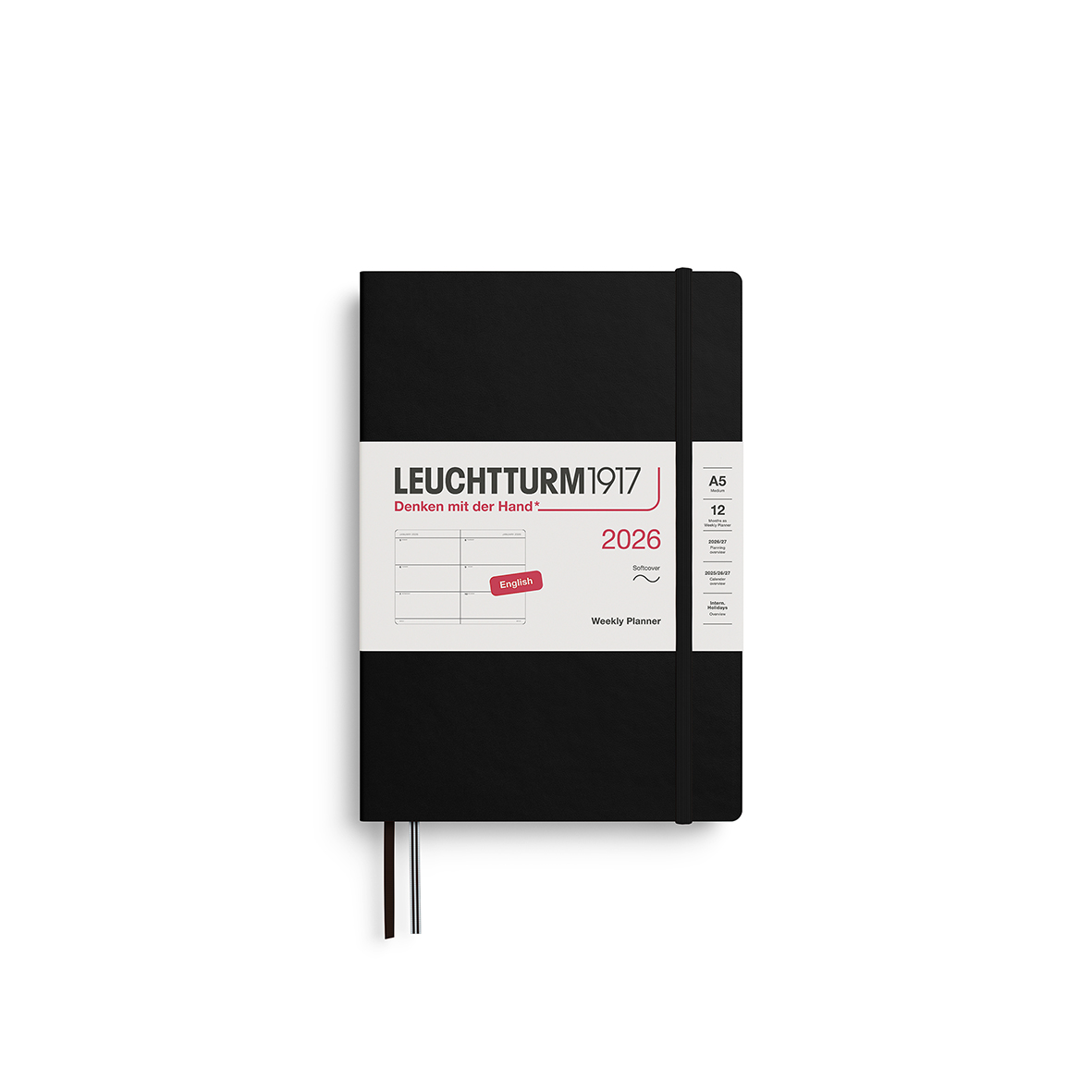 Leuchtturm1917 Weekly Planner 2026 A5 Softcover
