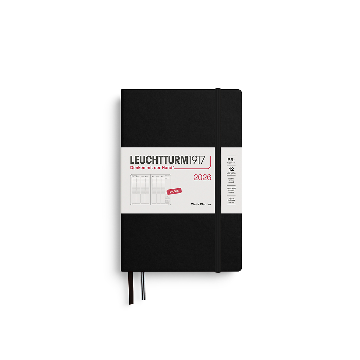 Leuchtturm1917 Week Planner 2026 B6+ Softcover - Pencraft the boutique