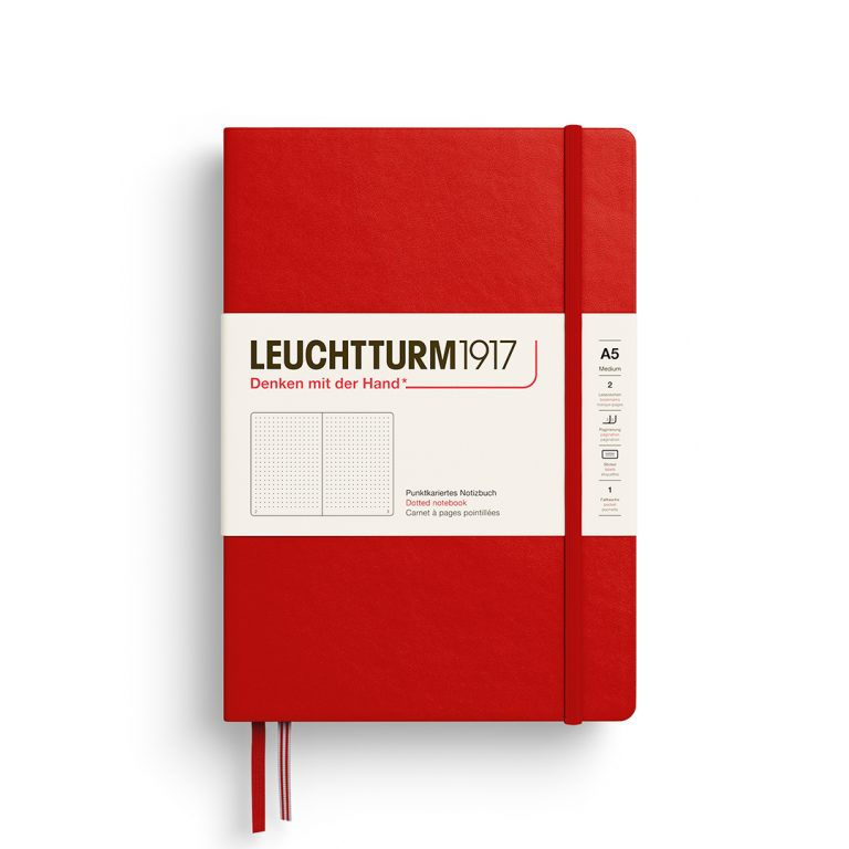 Leuchtturm1917 Notebook Medium (A5) Dotted Cherry