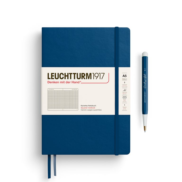 Leuchtturm1917 Notebook Medium (A5) Squared Indigo