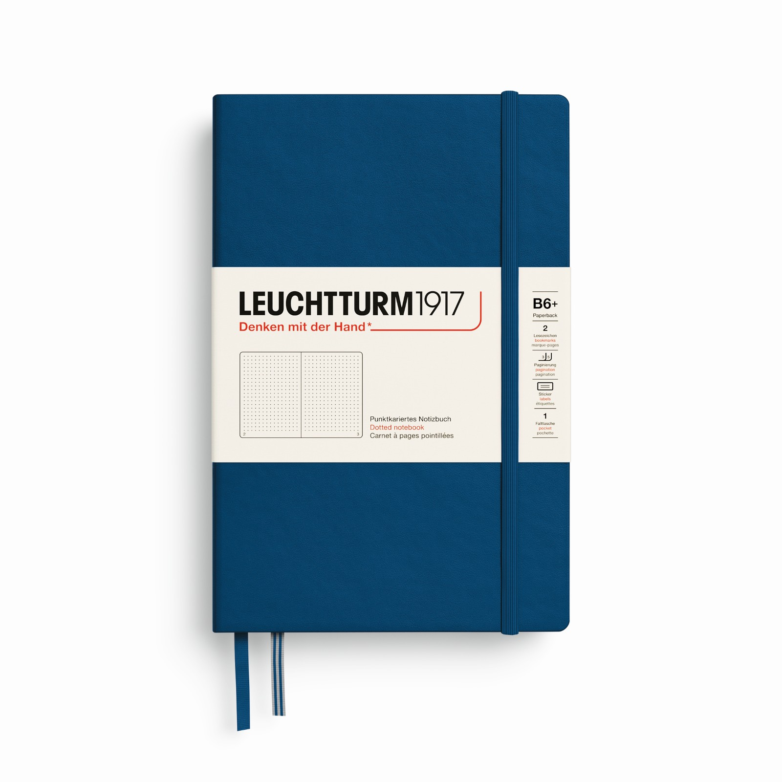 Leuchtturm1917 Notebook Hardcover (B6+) Dotted Indigo