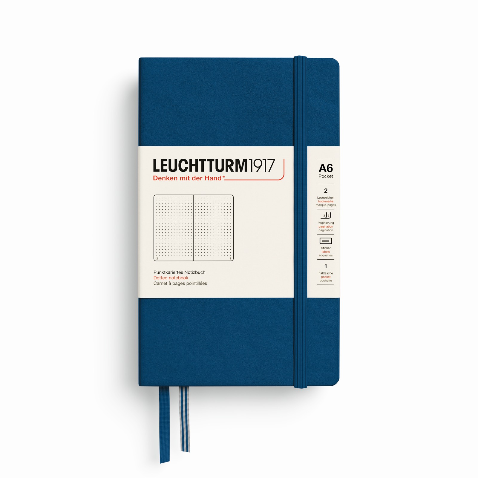 Leuchtturm1917 Notebook Pocket (A6) Dotted indigo