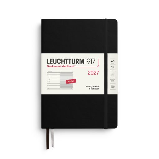 Leuchtturm1917 Weekly Planner & Notebook 2027 A5 Hardcover