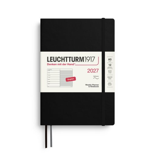 Leuchtturm1917 Weekly Planner & Notebook 2027 A5 Softcover