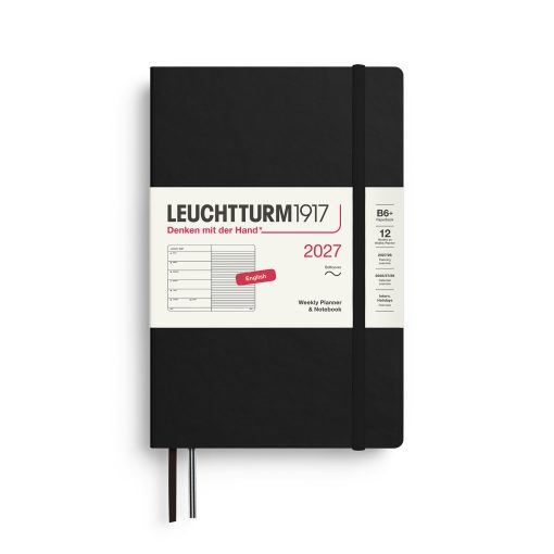 Leuchtturm1917 Weekly Planner & Notebook 2027 B6+ Softcover