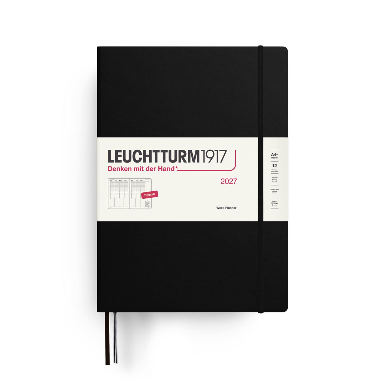 Leuchtturm1917 Week Planner 2027 Master A4+ Hardcover