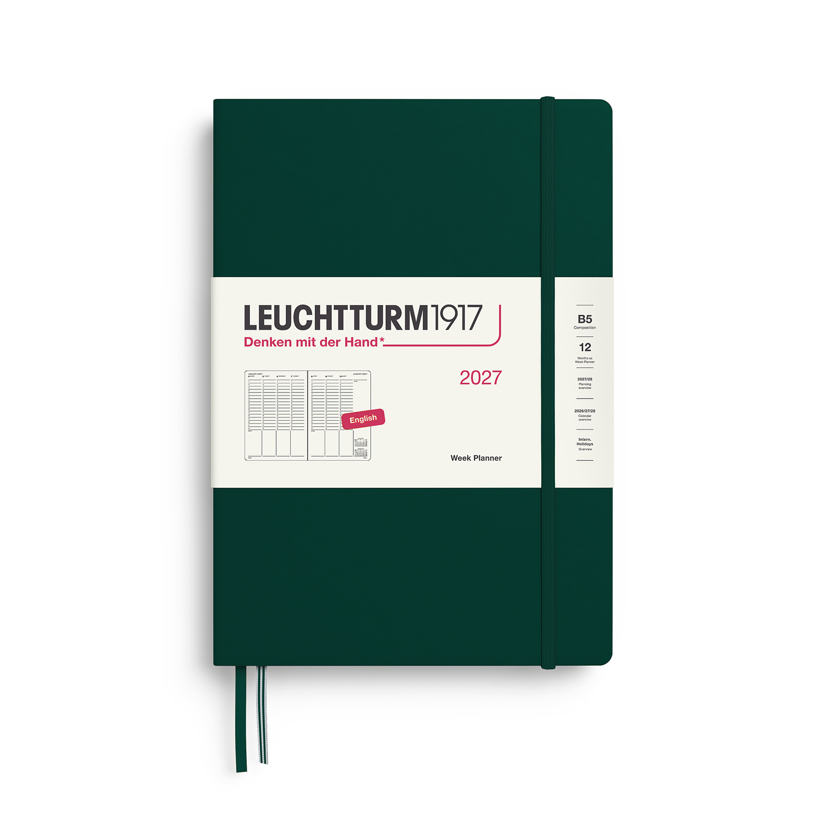 Leuchtturm1917 Week Planner 2027 B6+ Softcover