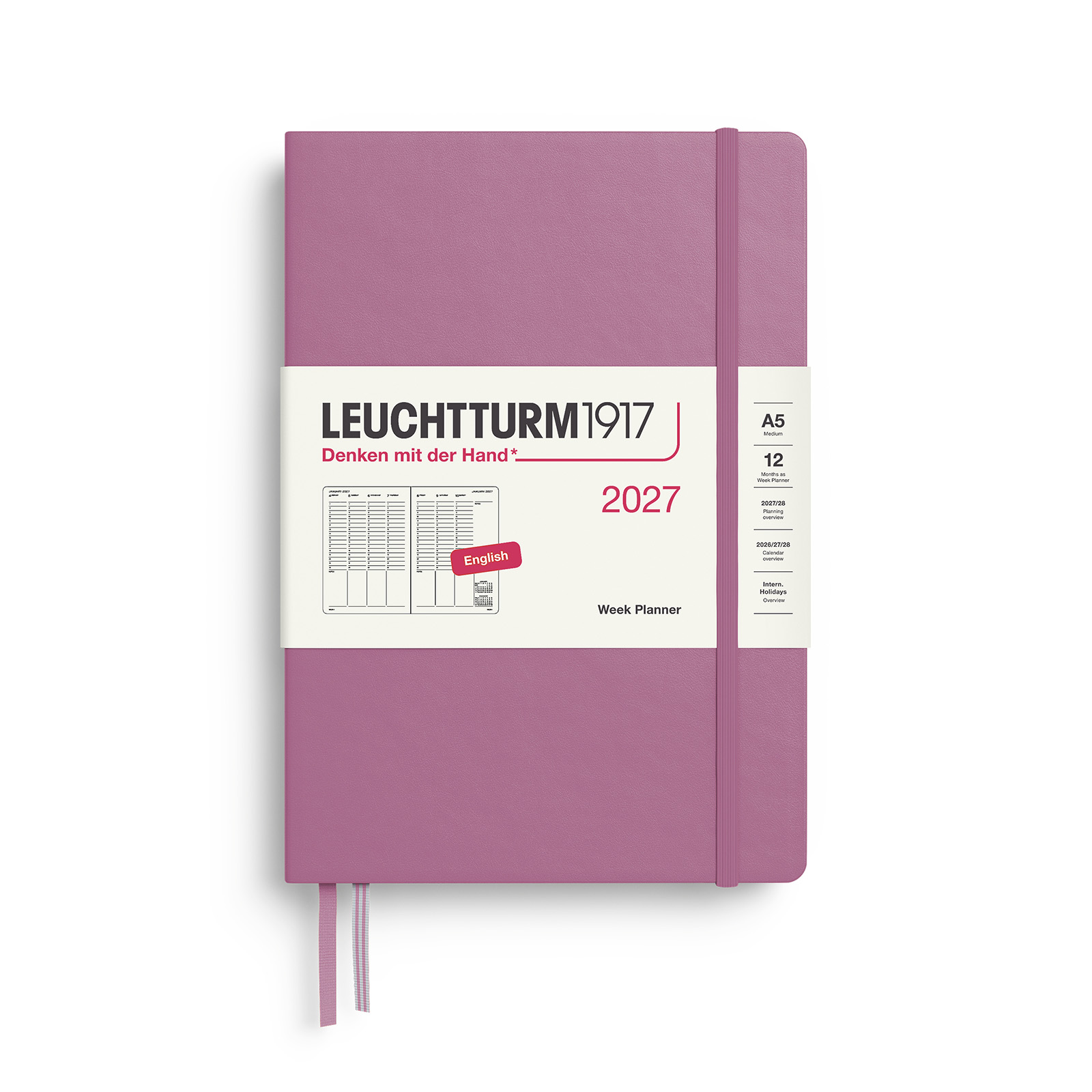Leuchtturm1917 Week Planner 2027 A5 Hardcover