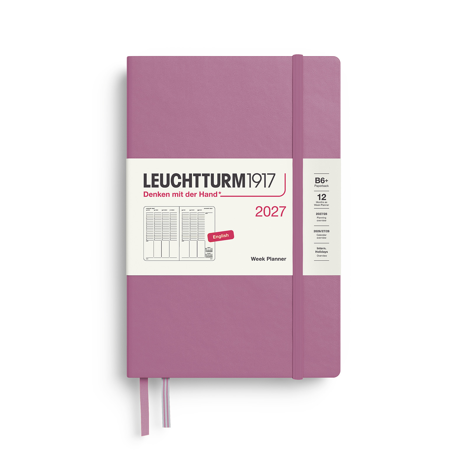 Leuchtturm1917 Week Planner 2027 B6+ Softcover