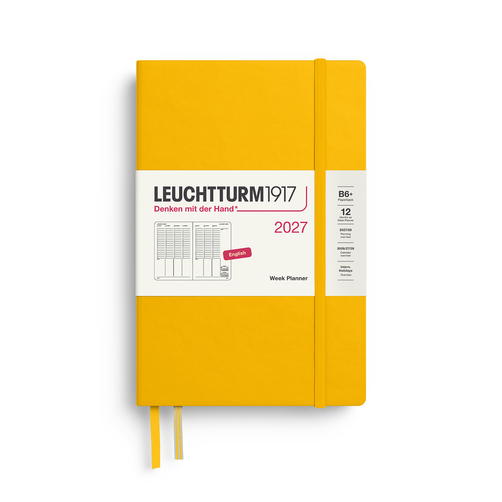 Leuchtturm1917 Week Planner 2027 B6+ Softcover