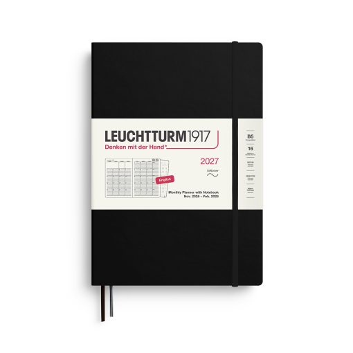 Leuchtturm1917 Monthly Planner & Notebook 2027 B5 Softcover