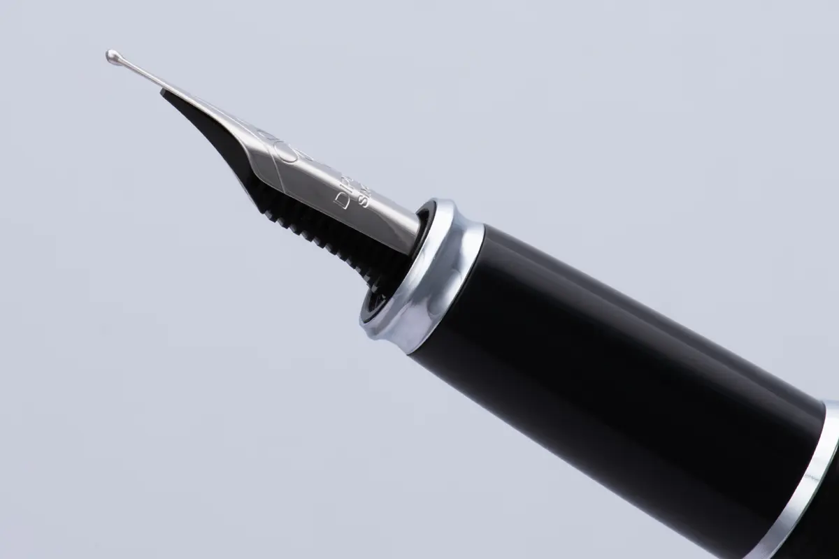 Diplomat Excellence A2 Black Chrome Trim Fountain Pen - Pencraft the boutique
