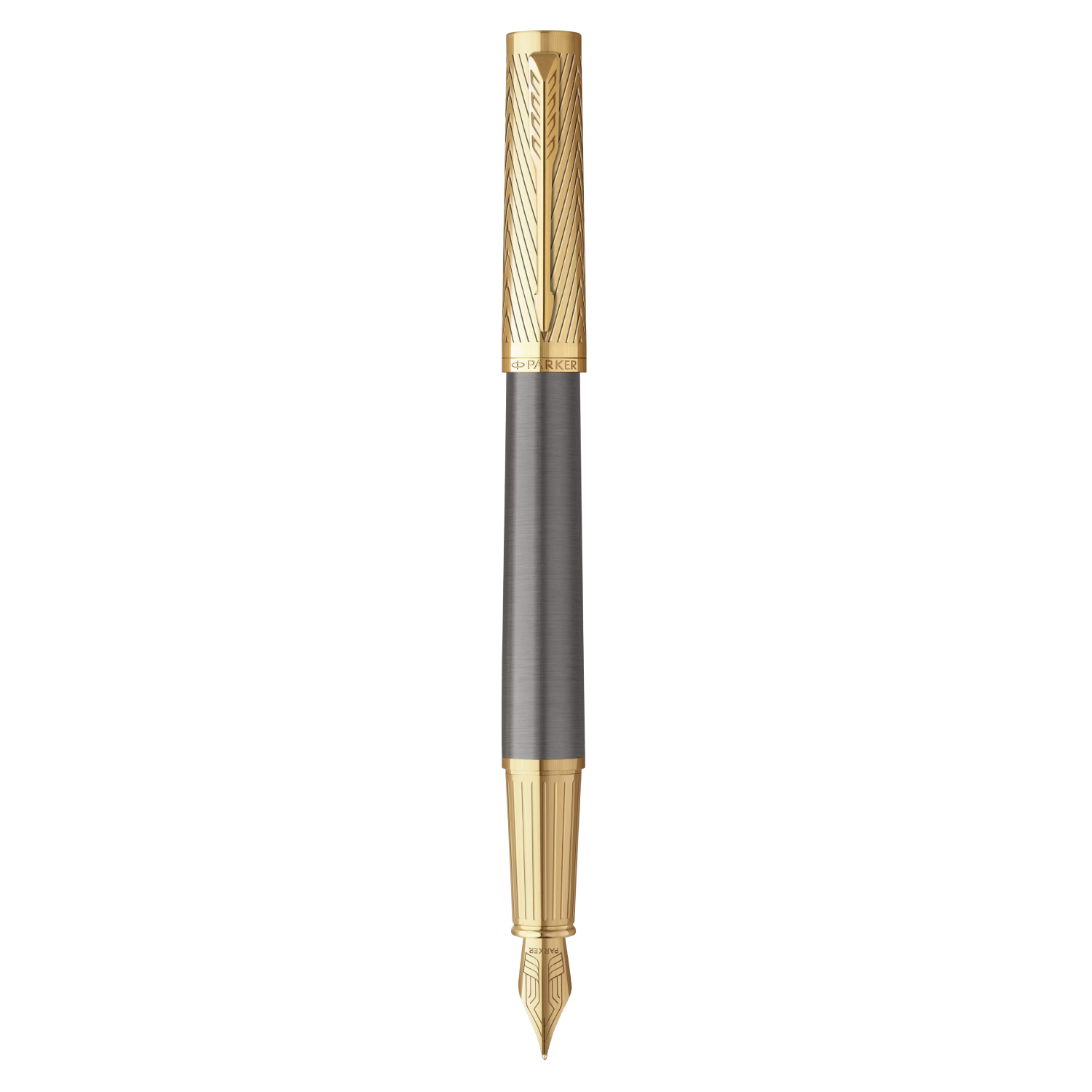 Parker Ingenuity Premium Pioneers Collection Arrow Gold Trim Fountain Pen