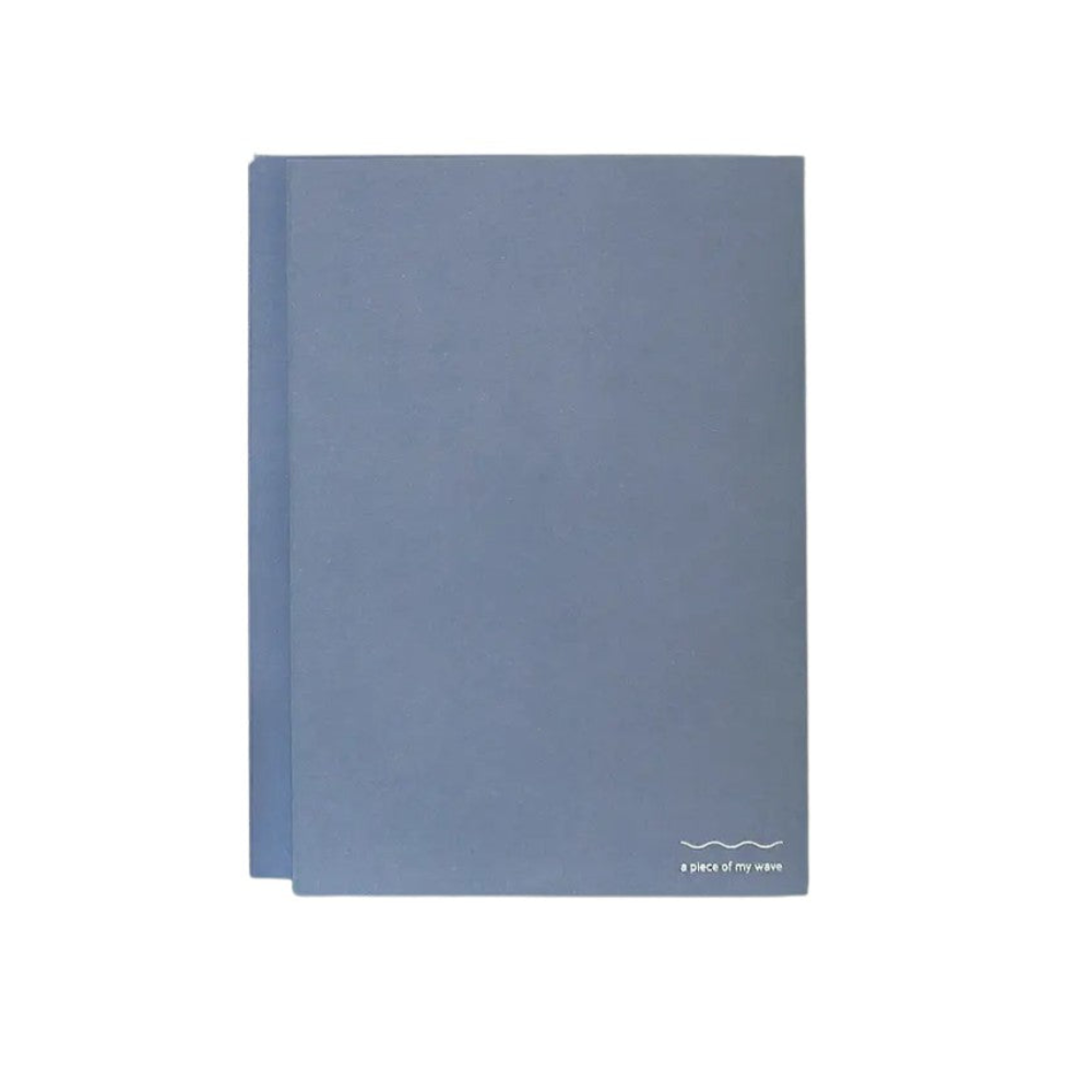 Suatelier 'A Piece of My Wave' Notebook Undated Diary -  Blue