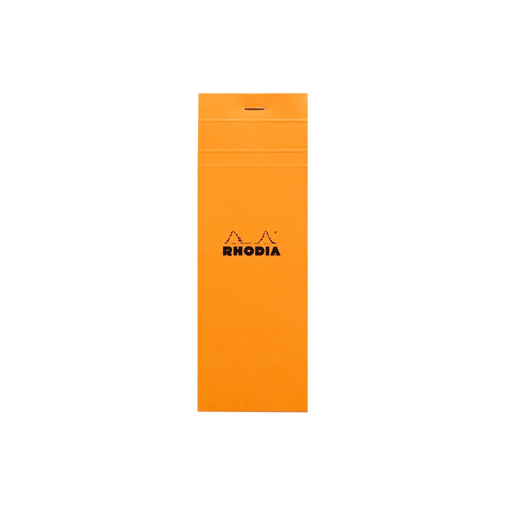 Rhodia Pad #8 Top Stapled 5x5 Grid Small Orange