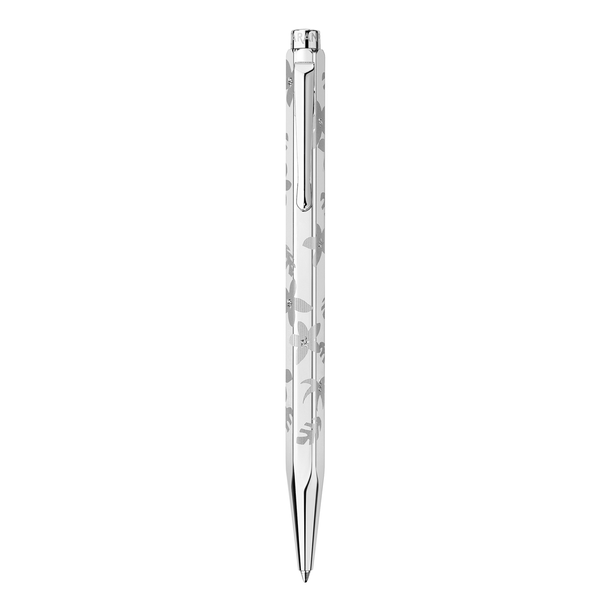 Caran d'Ache Ecridor Flowers Palladium Ballpoint - Pencraft the boutique