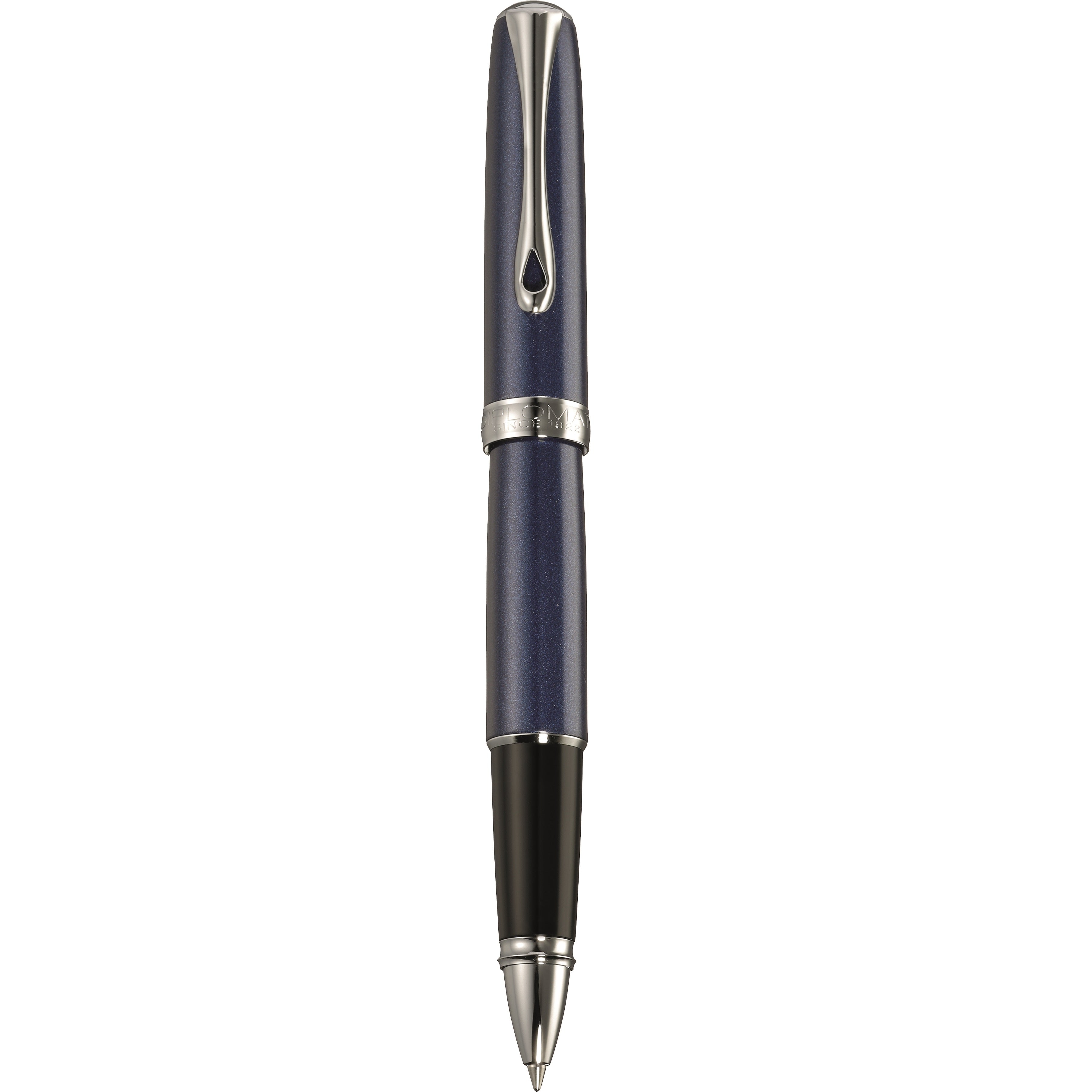 Diplomat Excellence A2 Midnight Blue Chrome Trim Rollerball