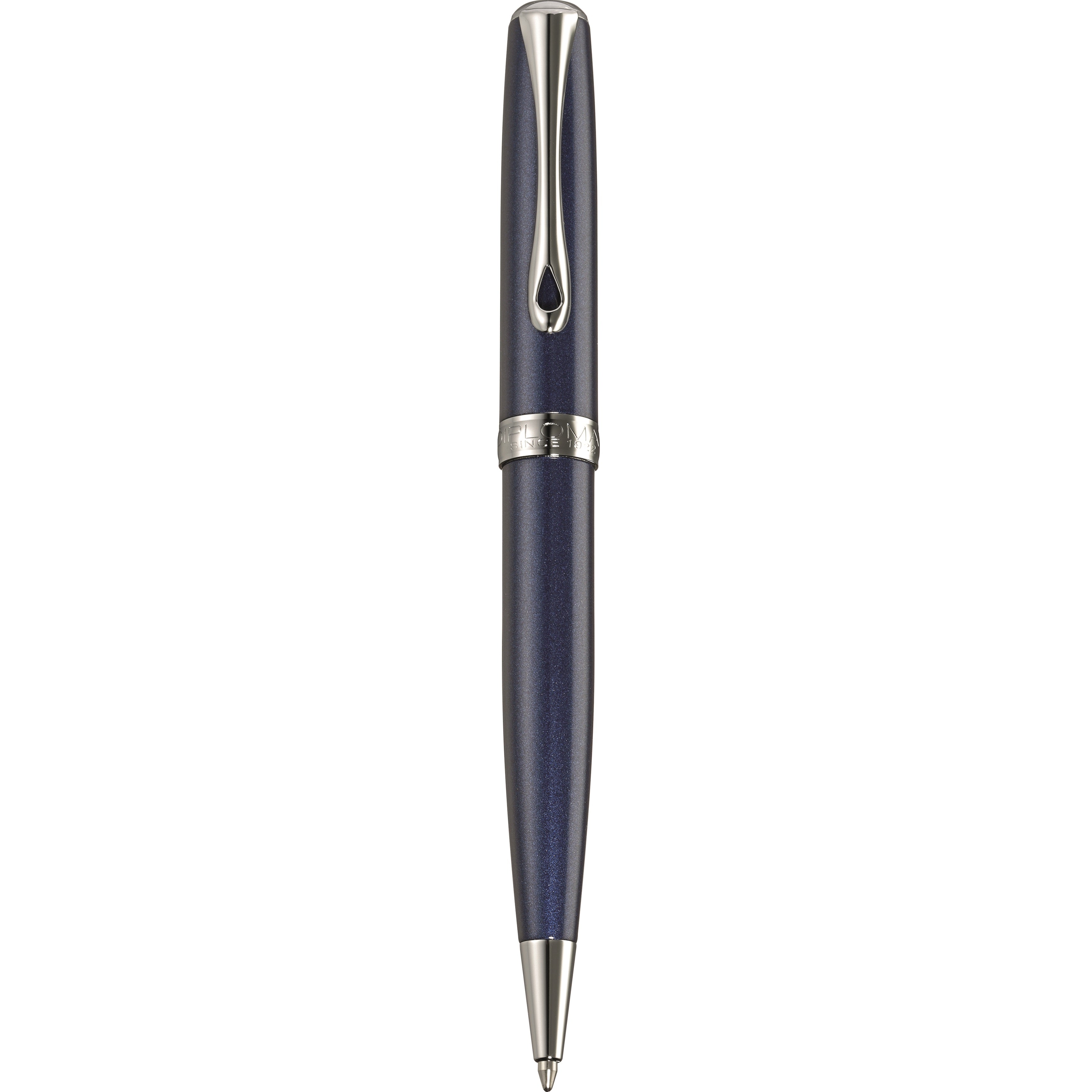 Diplomat Excellence A2 Midnight Blue Chrome Trim Ballpoint