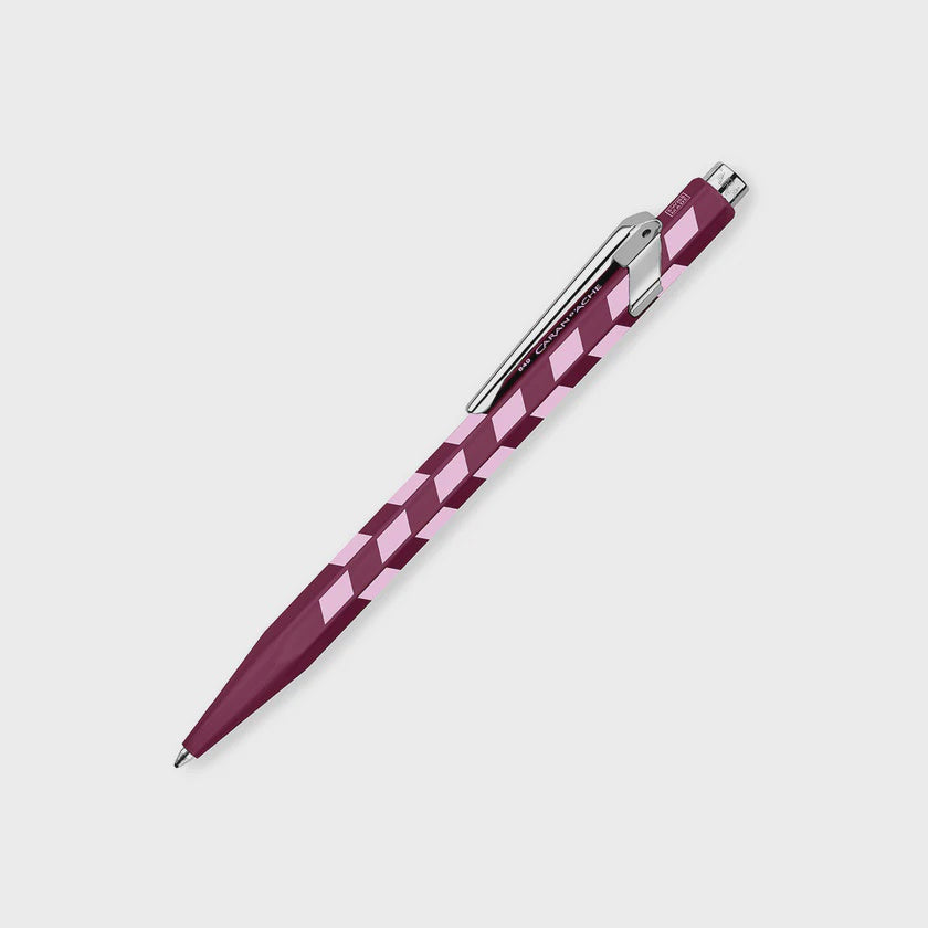 Caran d'Ache 849 Mosaic Garnet Red Ballpoint Pen