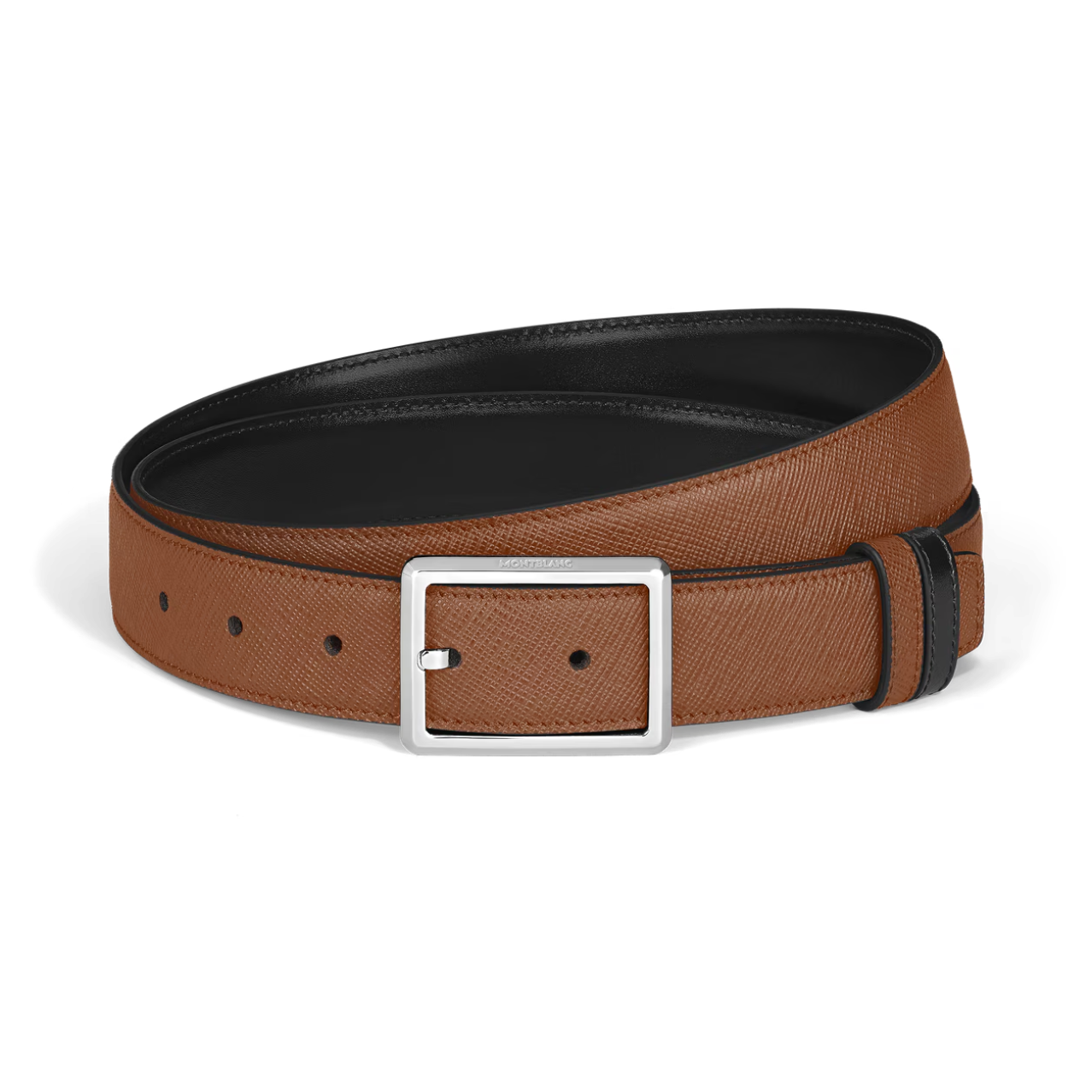 Montblanc Rectangular 30 mm Belt in Sartorial Leather