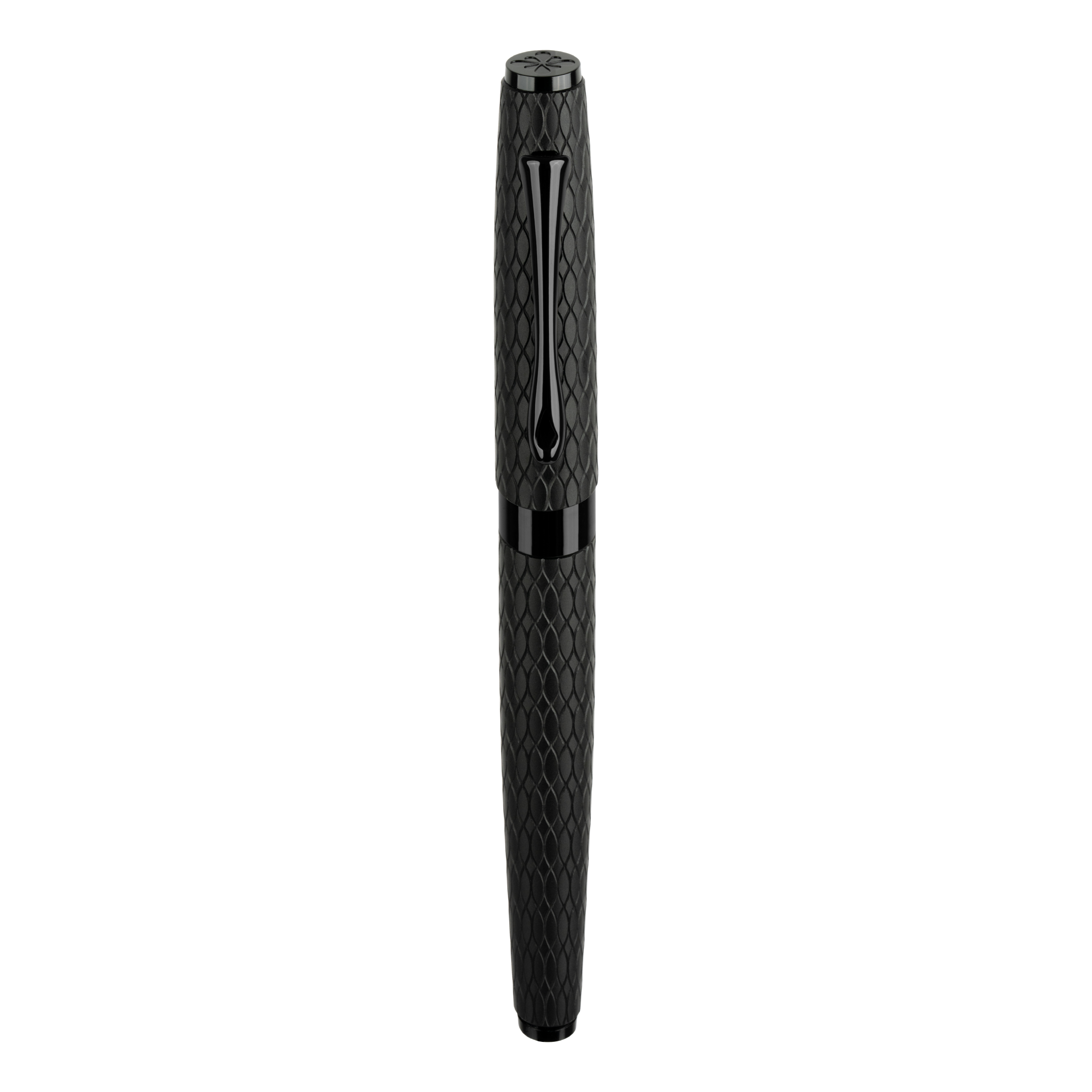 Diplomat Cobra Black Guilloche Fountain Pen