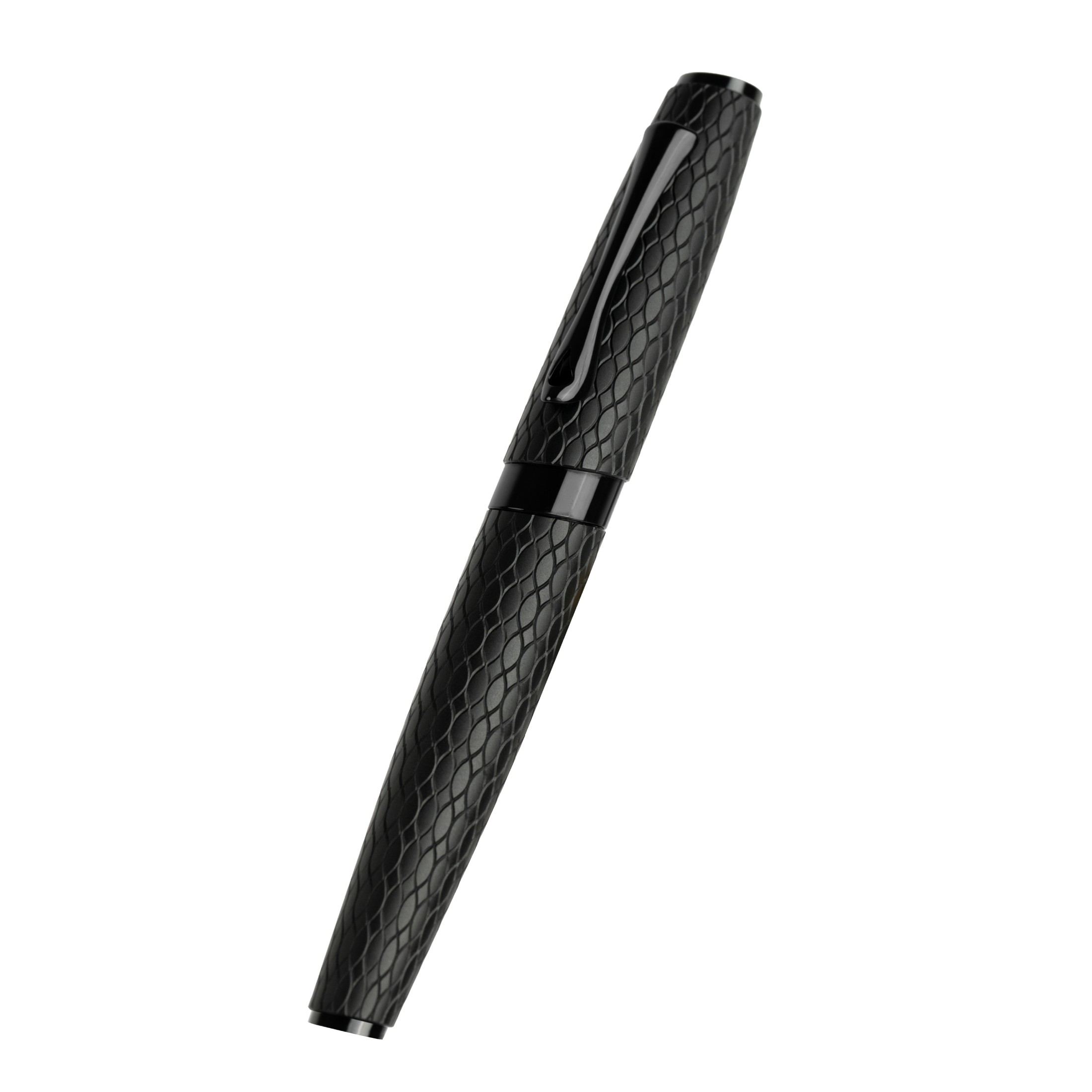 Diplomat Cobra Black Guilloche Fountain Pen