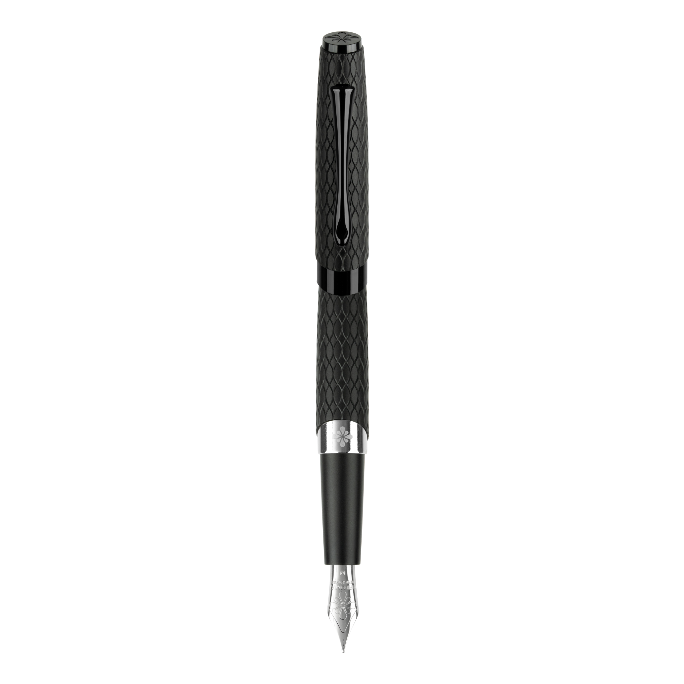 Diplomat Cobra Black Guilloche Fountain Pen