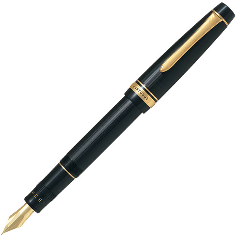 Pilot Justus 95 Stripe Black Fountain Pen