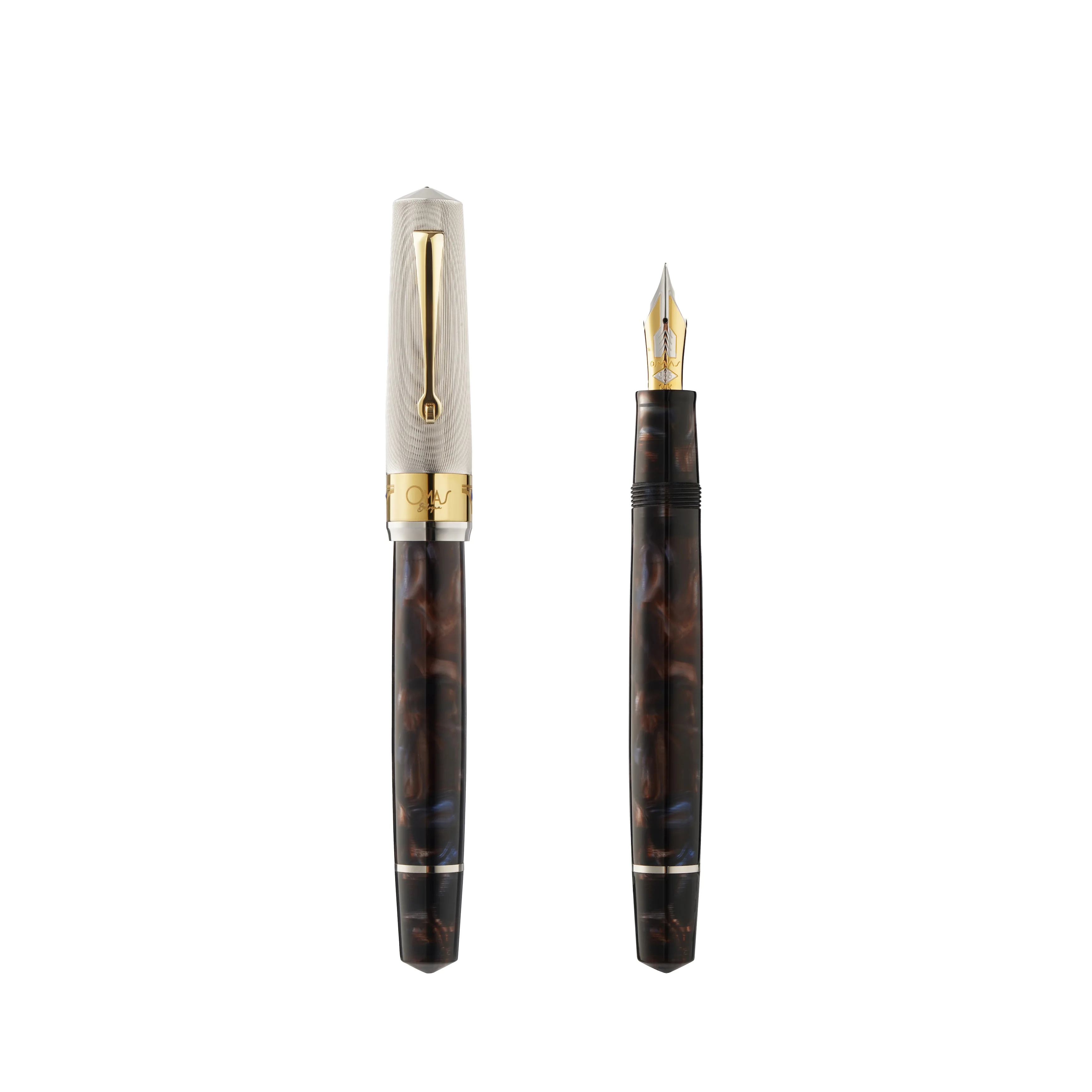 Omas Bologna Galassia Argento Fountain pen - Pencraft the boutique