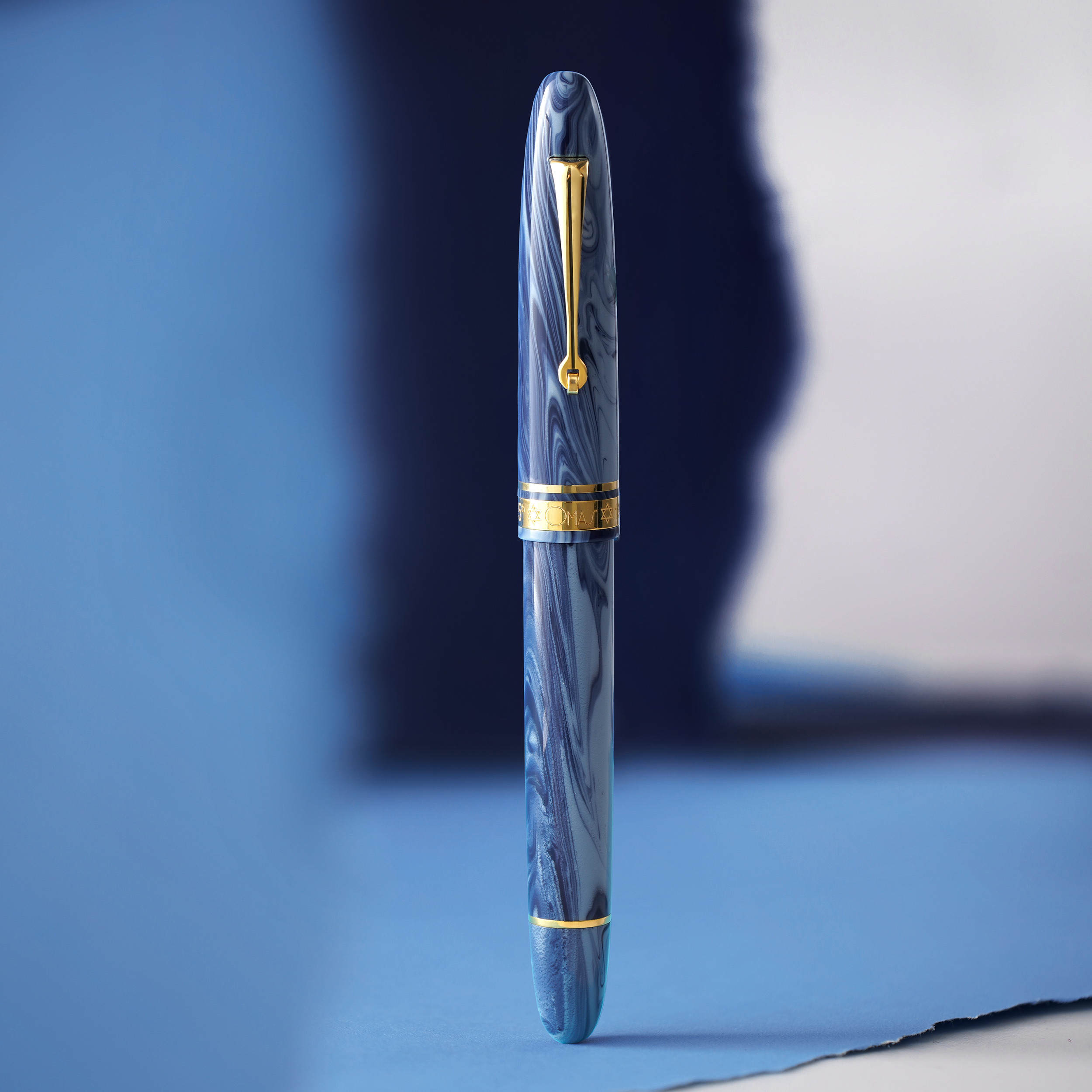 Omas Ogiva Israel Limited Edition Gold Trim Fountain Pen - Pencraft the boutique