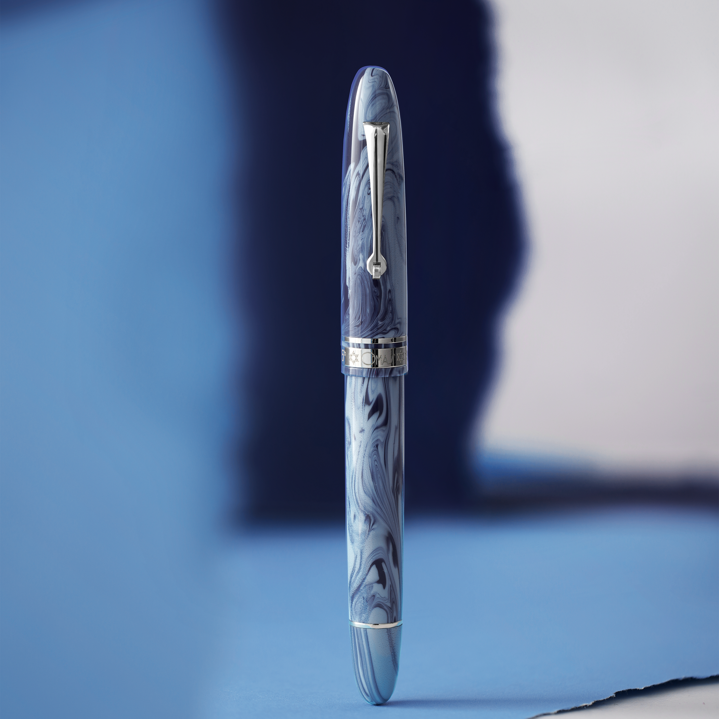 Omas Ogiva Israel Limited Edition Silver Trim Fountain Pen - Pencraft the boutique