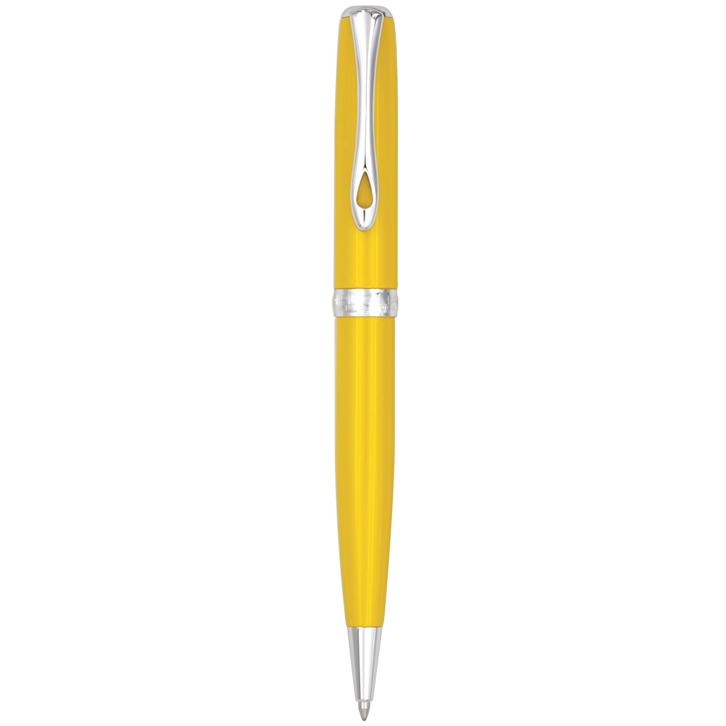 Diplomat Excellence A2 Yellow Chrome Trim Ballpoint