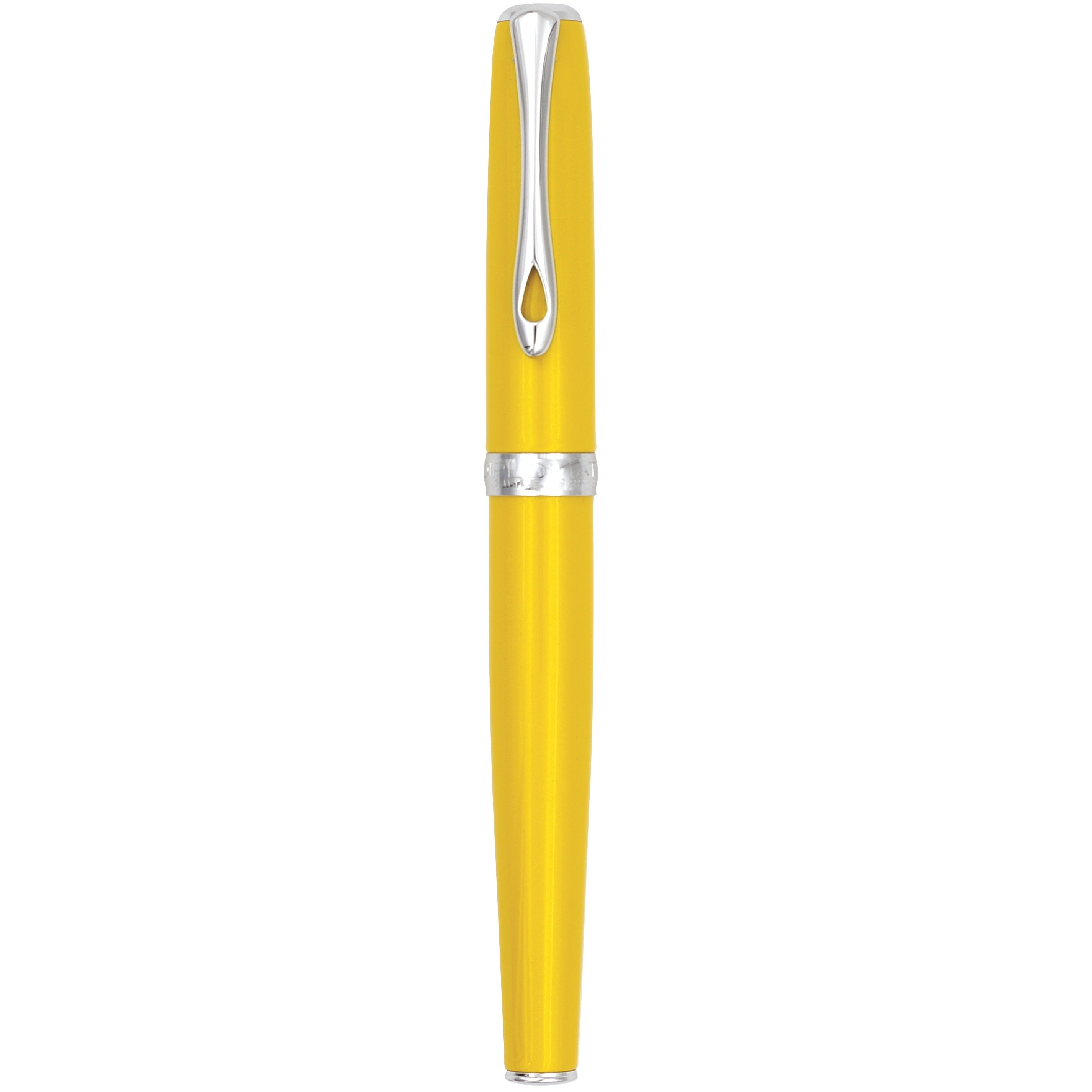 Diplomat Excellence A2 Yellow Chrome Trim Fountain Pen