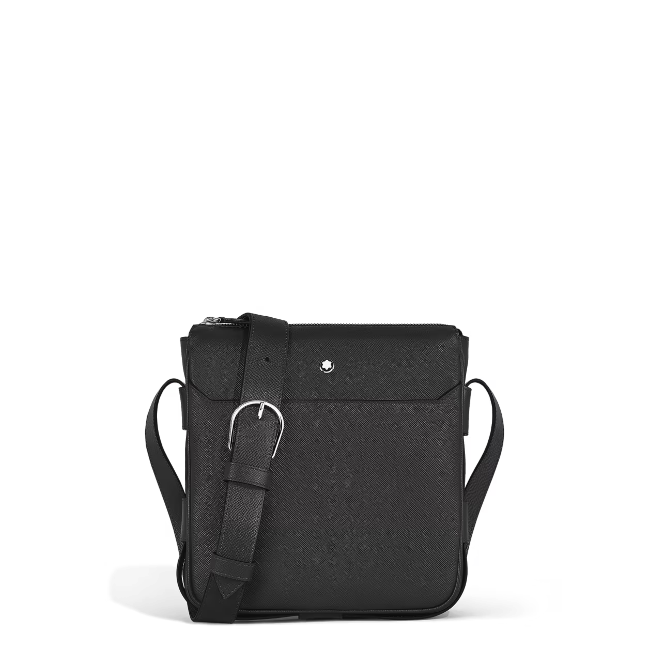 Montblanc Sartorial Belt Crossbody Vertical Bag Black