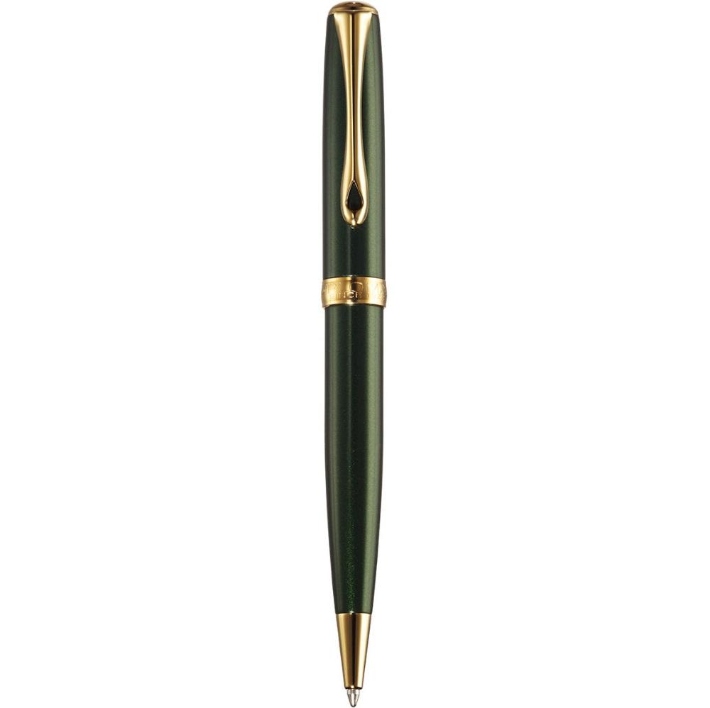 Diplomat Excellence A2 Evergreen Gold Trim Ballpoint