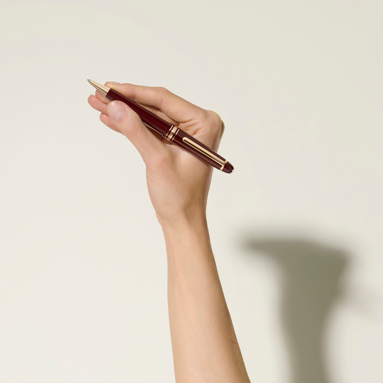 Montblanc Meisterstück Midsize Burgundy Red Ballpoint