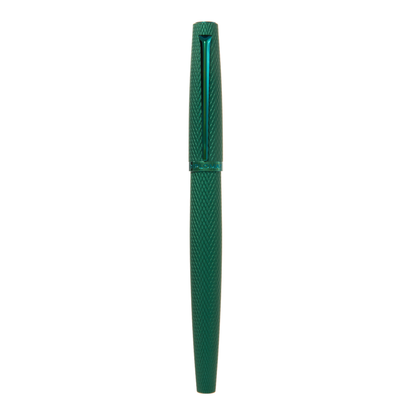 Diplomat Viper Green Guilloche Fountain Pen F/M