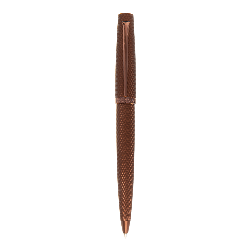 Diplomat Viper Brown Guilloche Ballpoint
