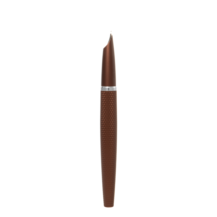Diplomat Viper Brown Guilloche Fountain Pen F/M