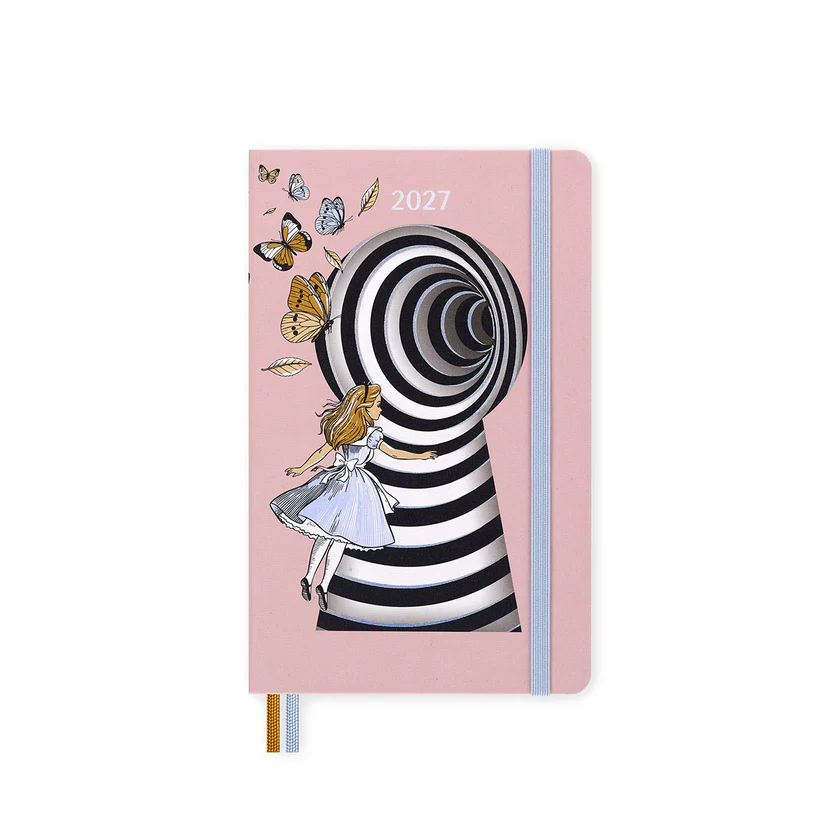 Moleskine 2027 12 Month Weekly Hard Cover Diary Large Alice in Wonderland